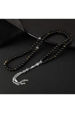 Golden Obsidyen Doğal Taş Tesbih 99luk - 6mm
