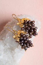 Sertifikalı İnci Doğal Taşlı El İşçiliği Tasarım Gümüş Küpe