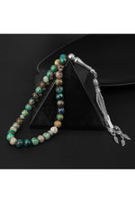 Krizokol Doğal Taş Tesbih 33lük - 8mm