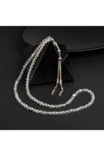 Kristal Kuvars Doğal Taş Tesbih 99luk - 6mm