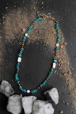 Devina, Turkuaz İnci Doğaltaş Kolye