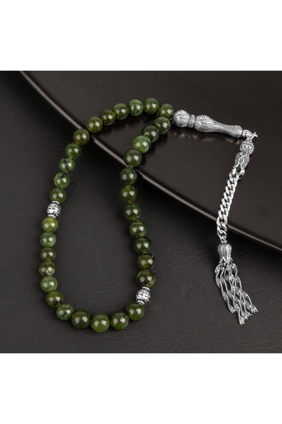 Yeşim Doğal Taş Tesbih 33lük - 8mm