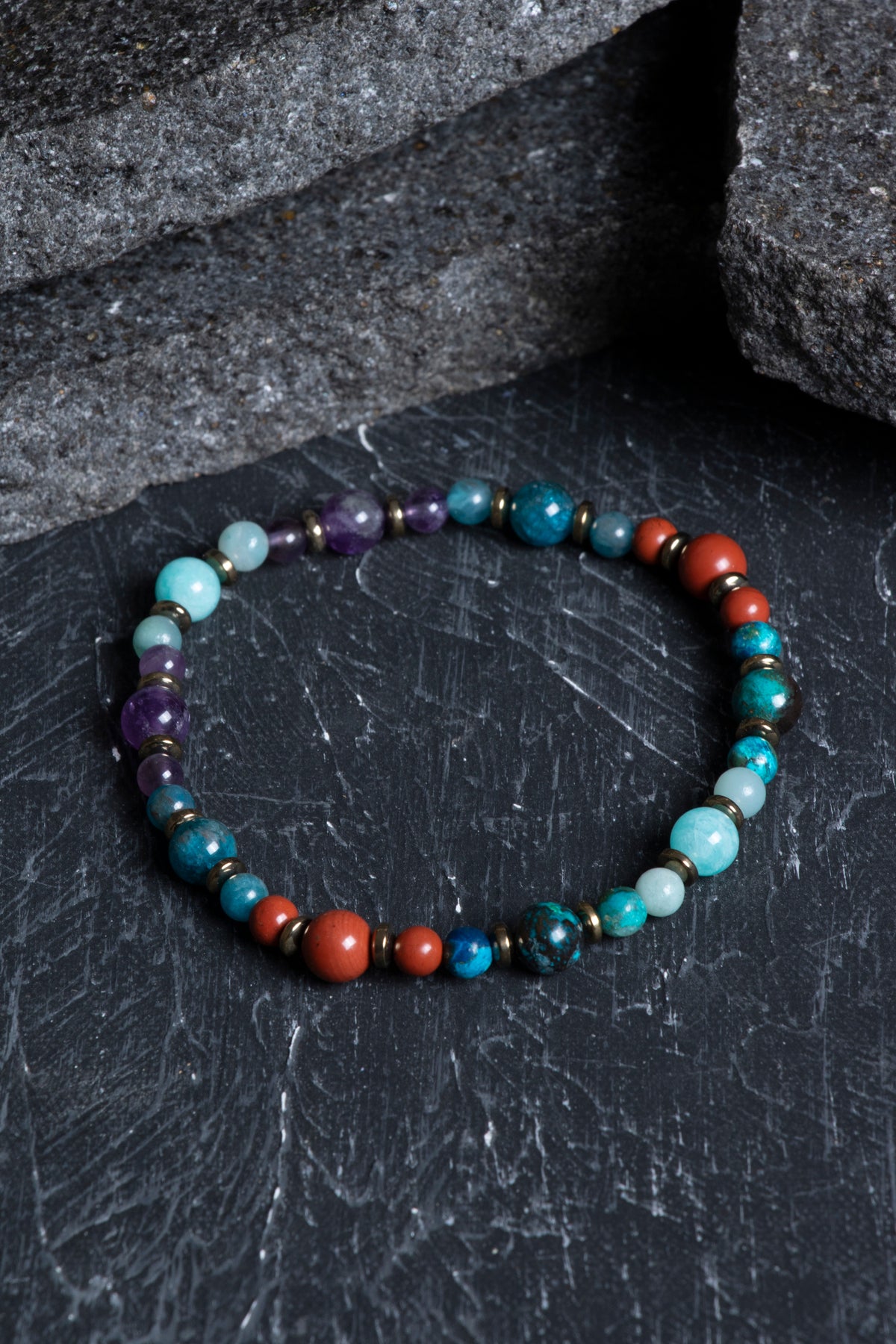 Sertifikalı Başak Burcu Doğal Taş Bileklik (SK:253)