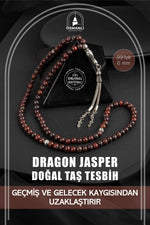 Dragon Jasper Doğal Taş Tesbih 99luk - 6mm