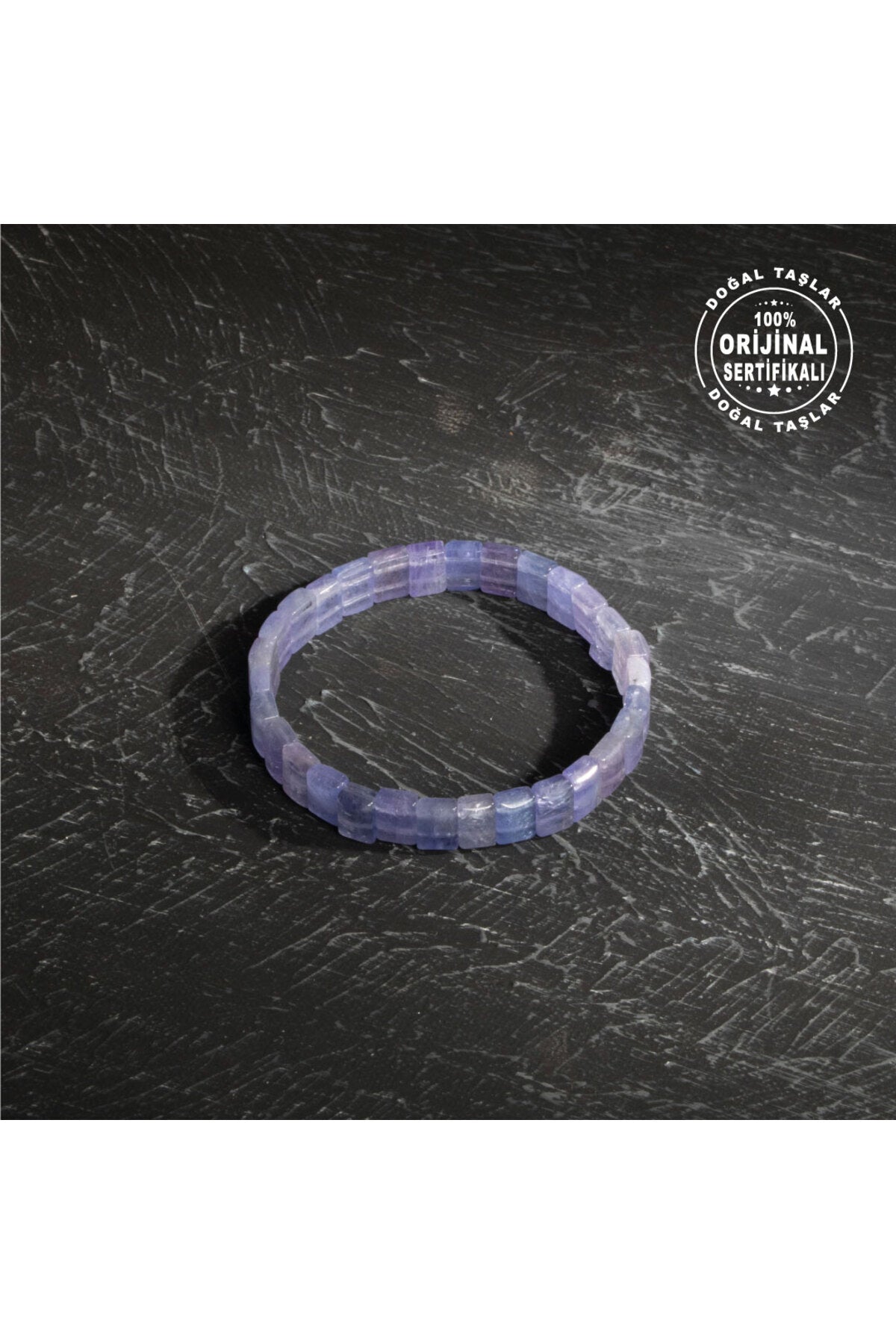 Sertifikalı Osmanlı Tanzanit Taş Bileklik – Geniş Kesim Doğal Enerji