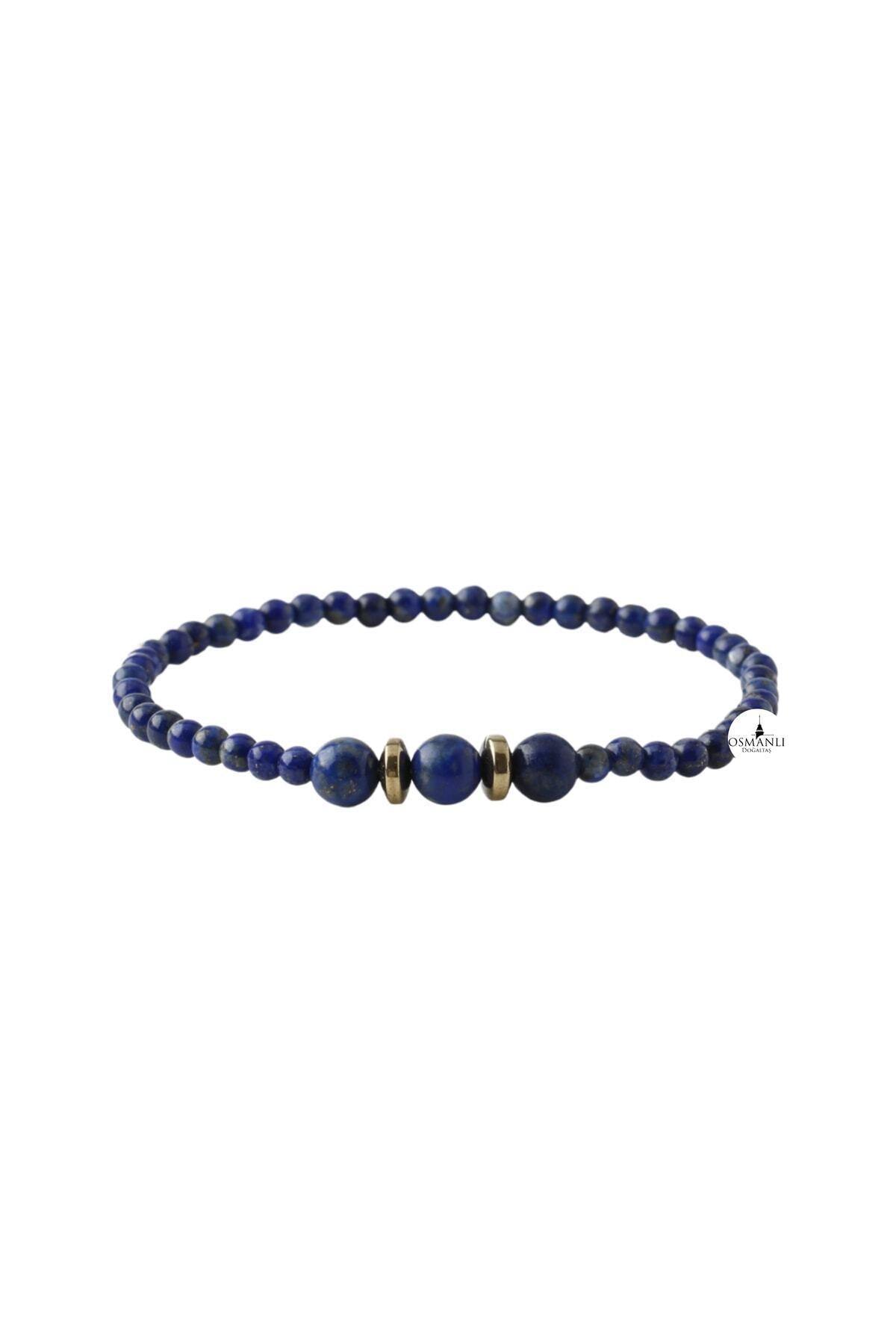 Lapis Lazuli 4mm Doğal Taş Bileklik