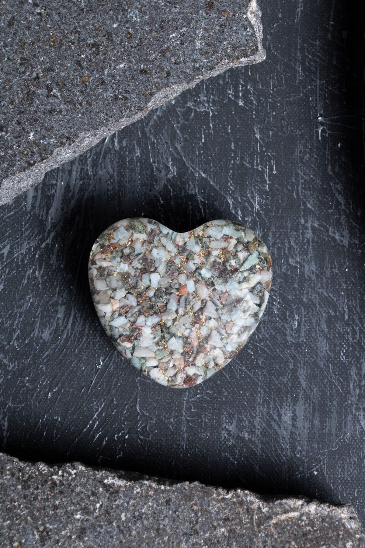 Sertifikalı Larimar Kalp
