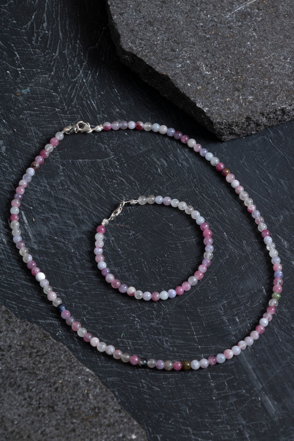 Sertifikalı Turmalin Doğal Taş Set