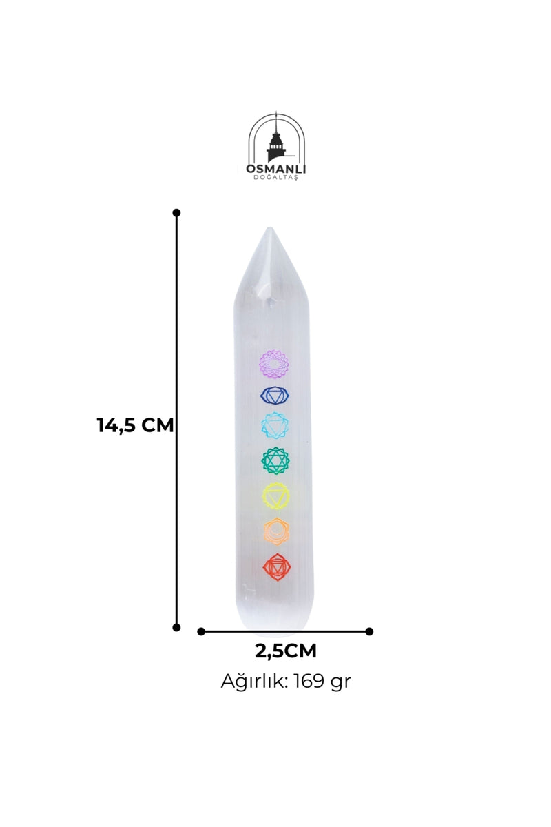 Selenit Çakra Çubuğu (S.K.224)
