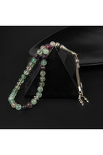 Yeşil Florit Doğal Taş Tesbih 33lük - 8mm