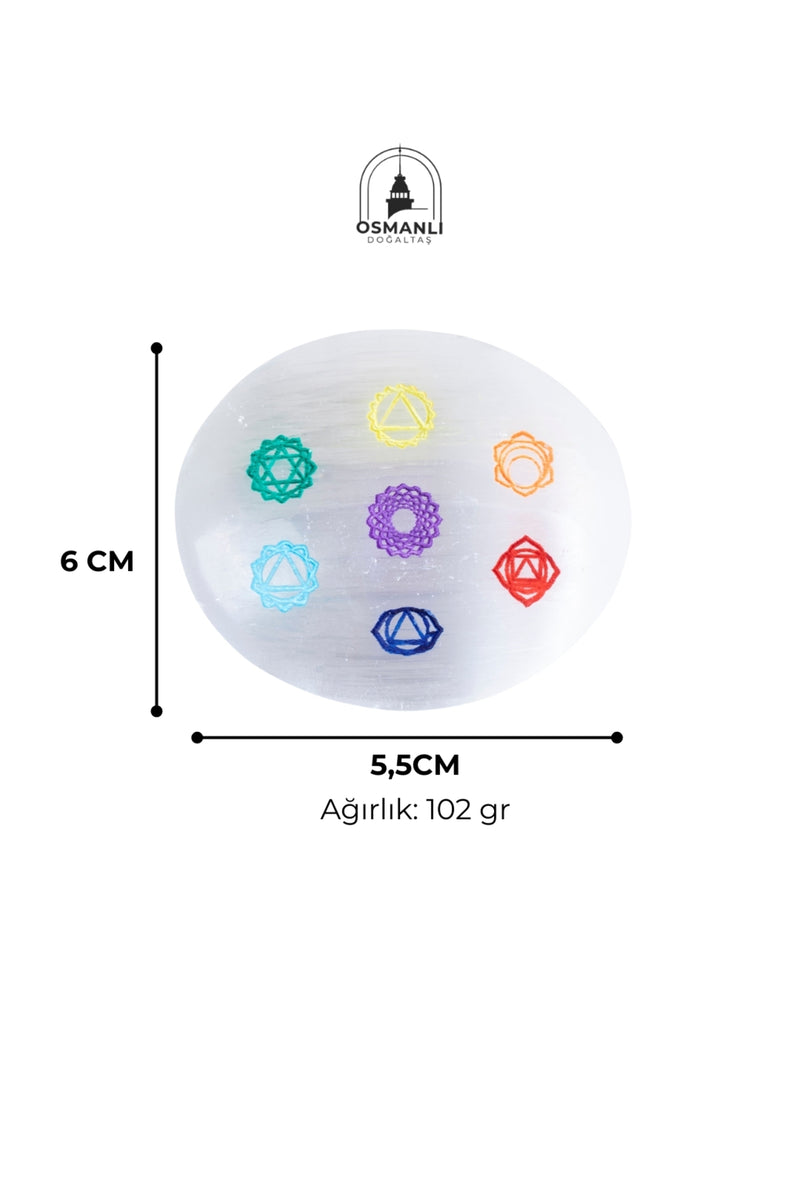 Çakra Sembollü Selenit Sabun (S.K. 223)