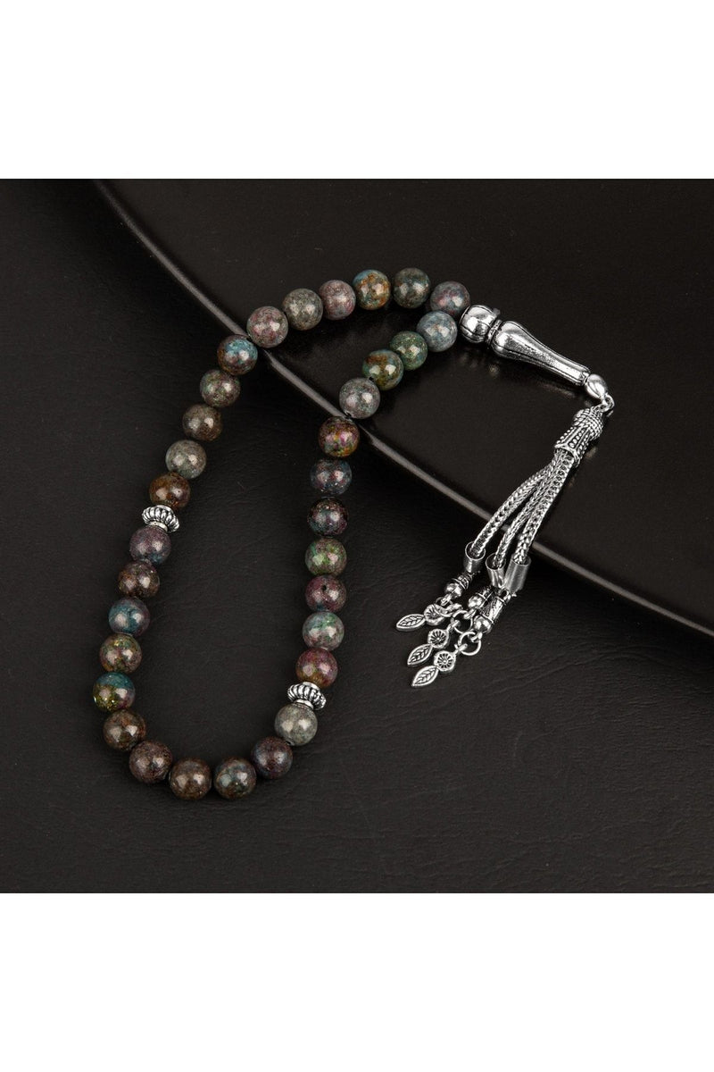 Ruby Kiyanit Doğal Taş Tesbih 33lük - 8mm