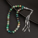 Krizokol Doğal Taş Tesbih 33lük - 8mm