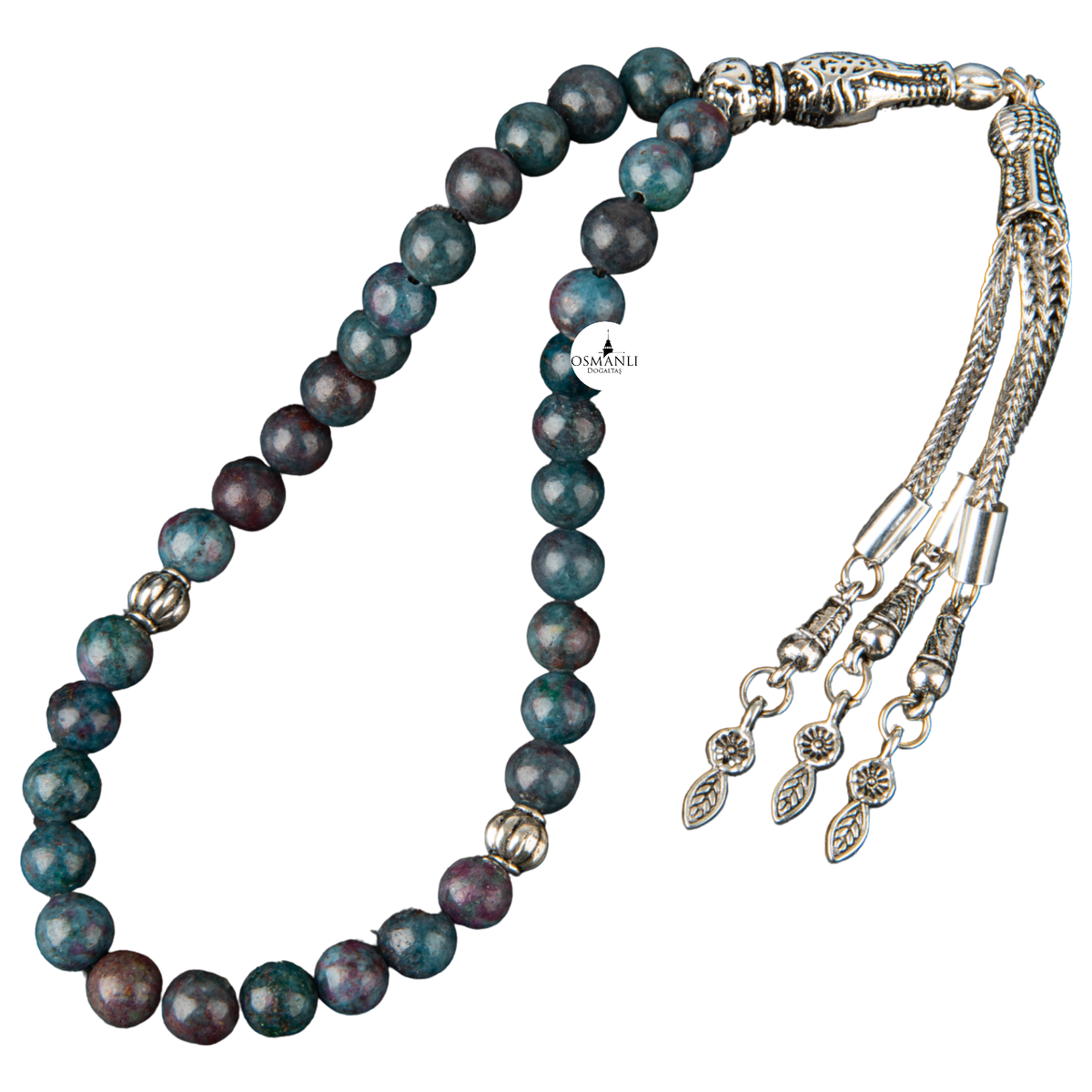 Ruby Kiyanit Doğal Taş Tesbih 33lük - 6mm