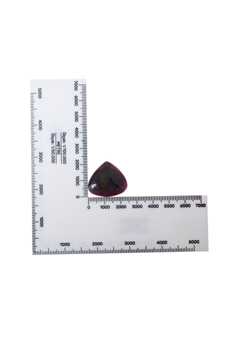 Mor Safir Kabaşon (S.K. 497)