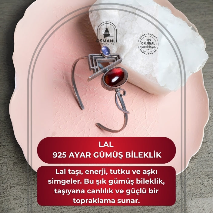 Sertifikalı Lal 925 Ayar Gümüş Bileklik