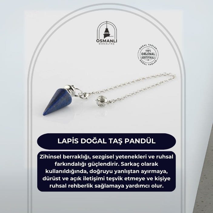 Lapis Doğal Taş Pandül
