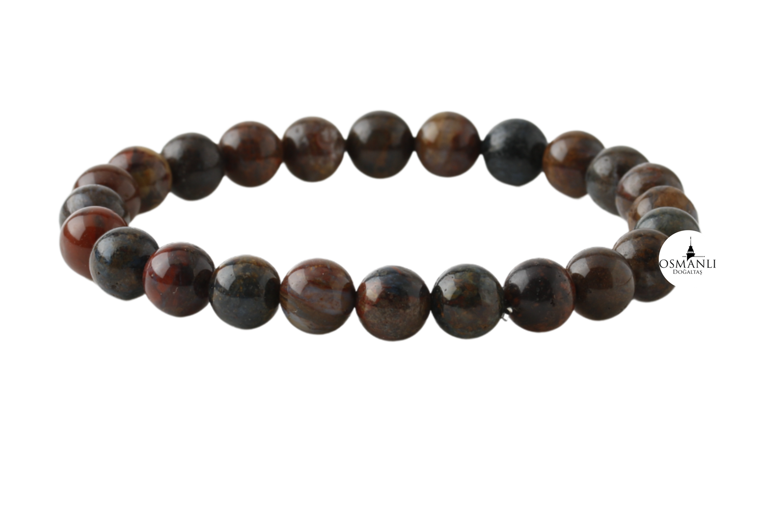 Pitersit 6mm Doğal Taş Bileklik