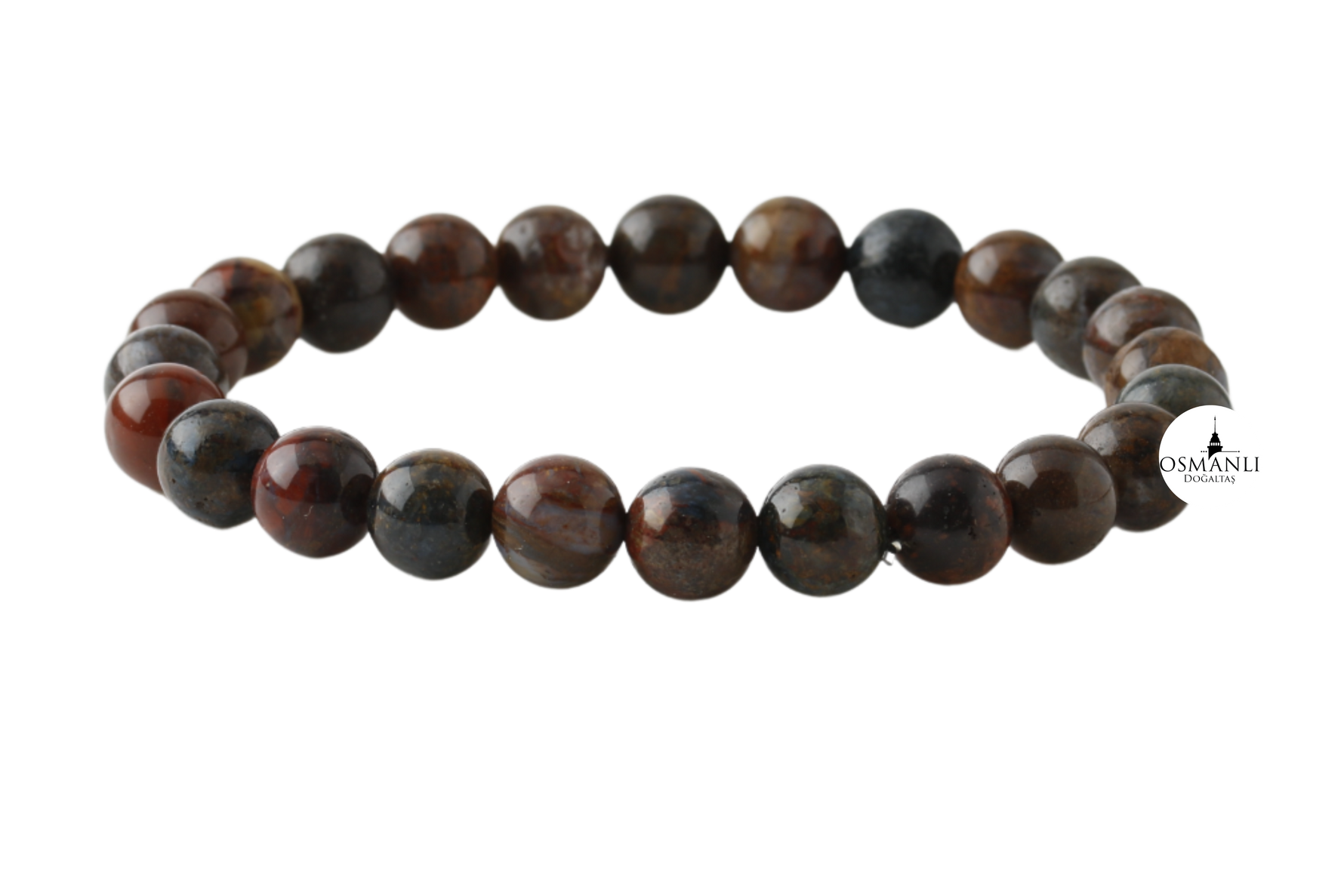 Pitersit 6mm Doğal Taş Bileklik