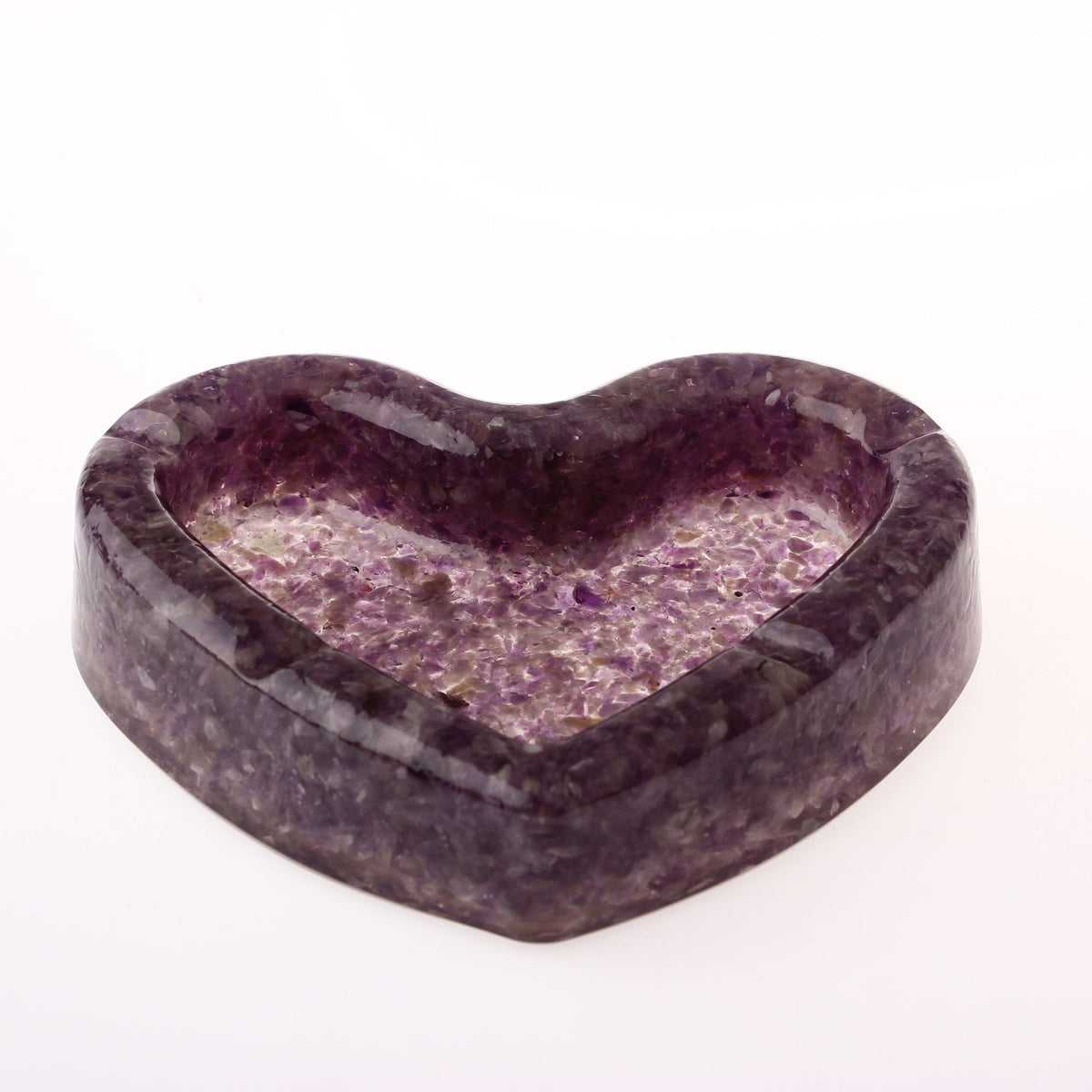 Ametist Doğaltaş Epoksi Kül Tablası