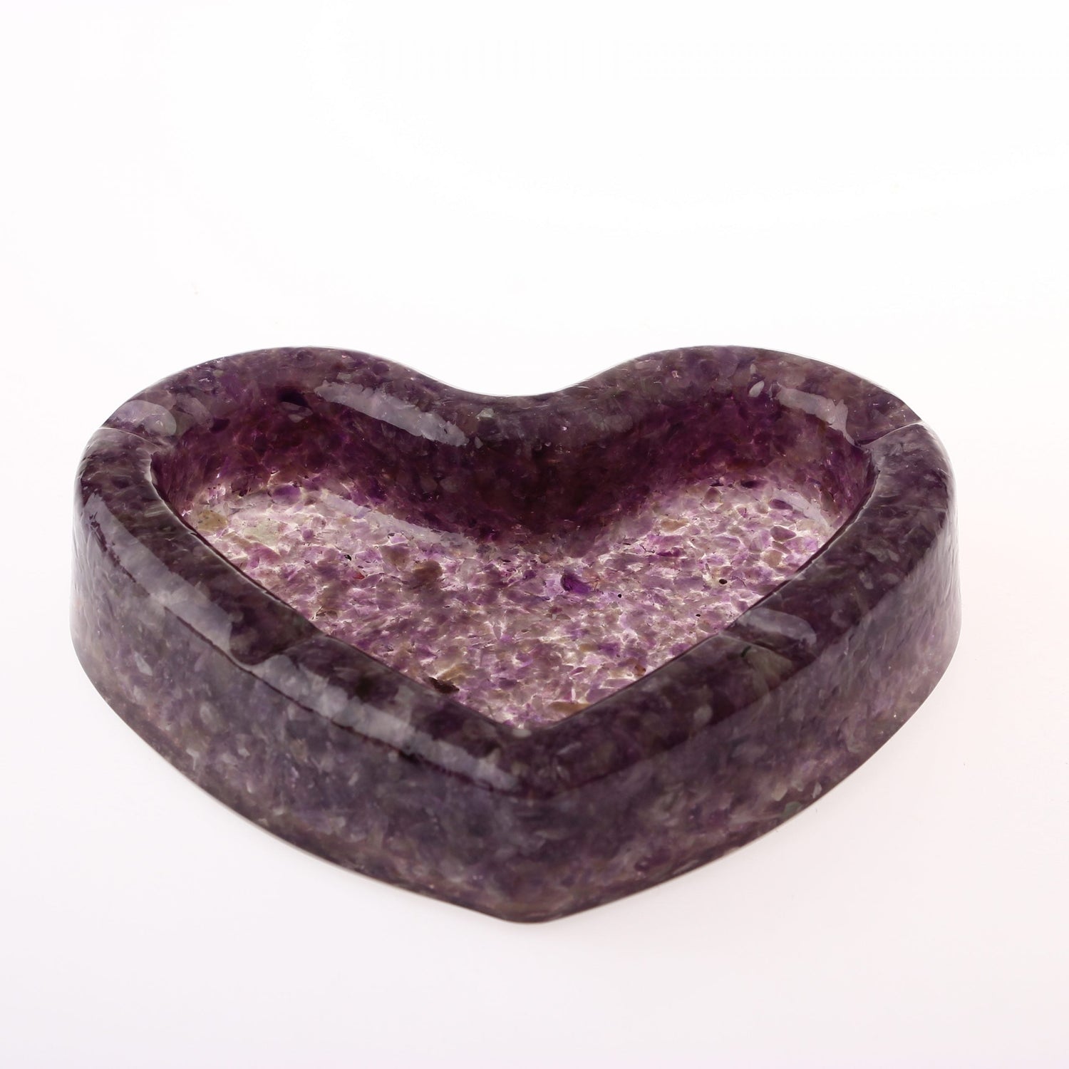 Ametist Doğaltaş Epoksi Kül Tablası