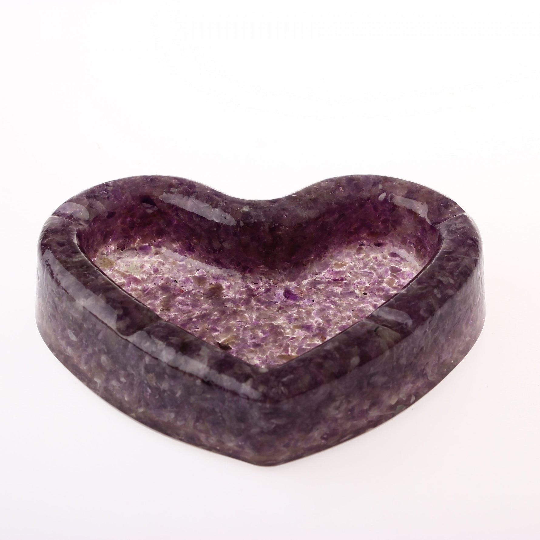 Ametist Doğaltaş Epoksi Kül Tablası