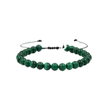 Malakit 6mm Merdiven Kapama Doğal Taş Bileklik