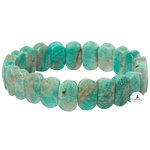 Amazonit Doğal Taş Geniş Kesim Bileklik