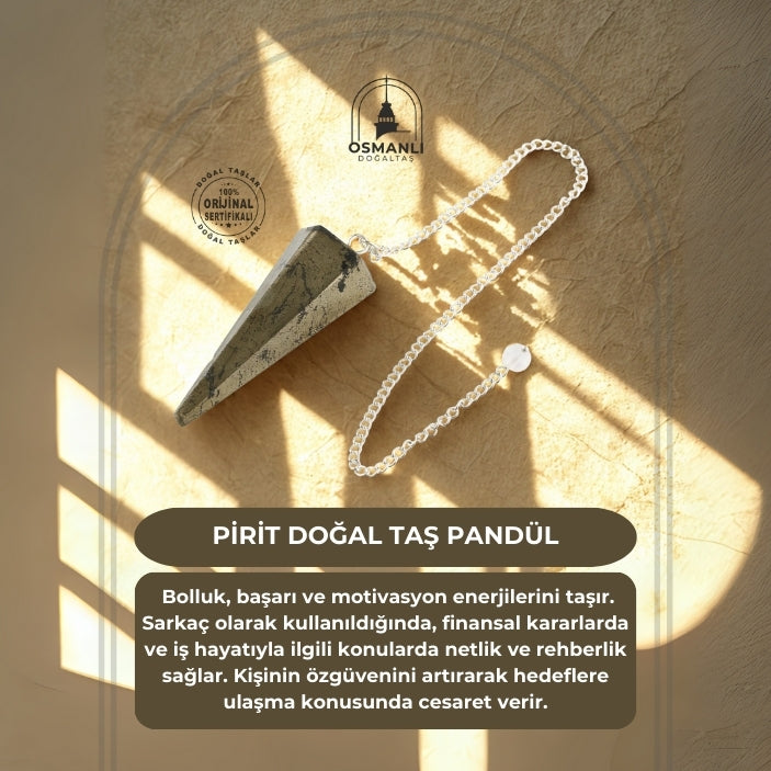 Pirit Doğal Taş Pandül