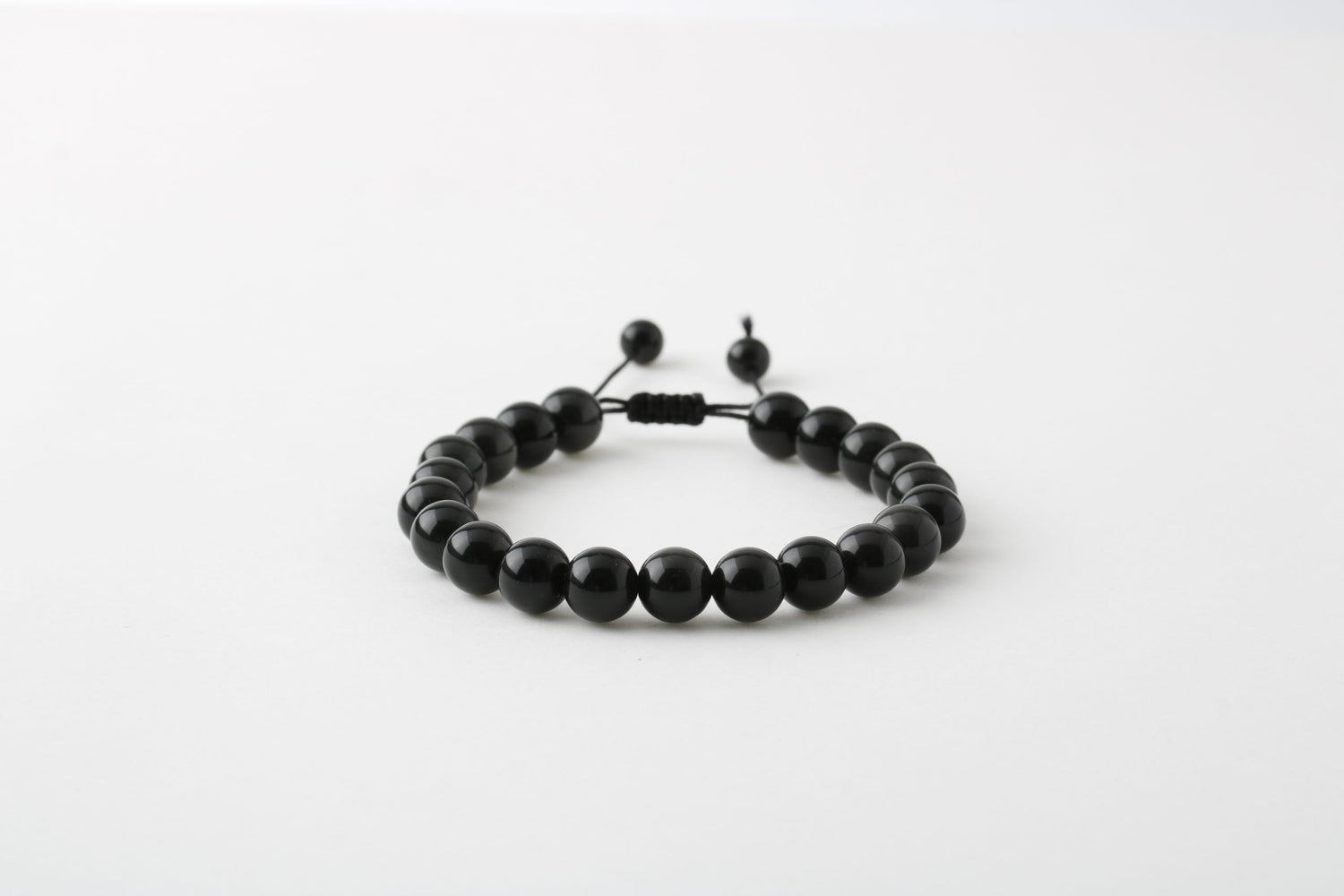 Rainbow Obsidyen 8mm Merdiven Kapama Doğal Taş Bileklik