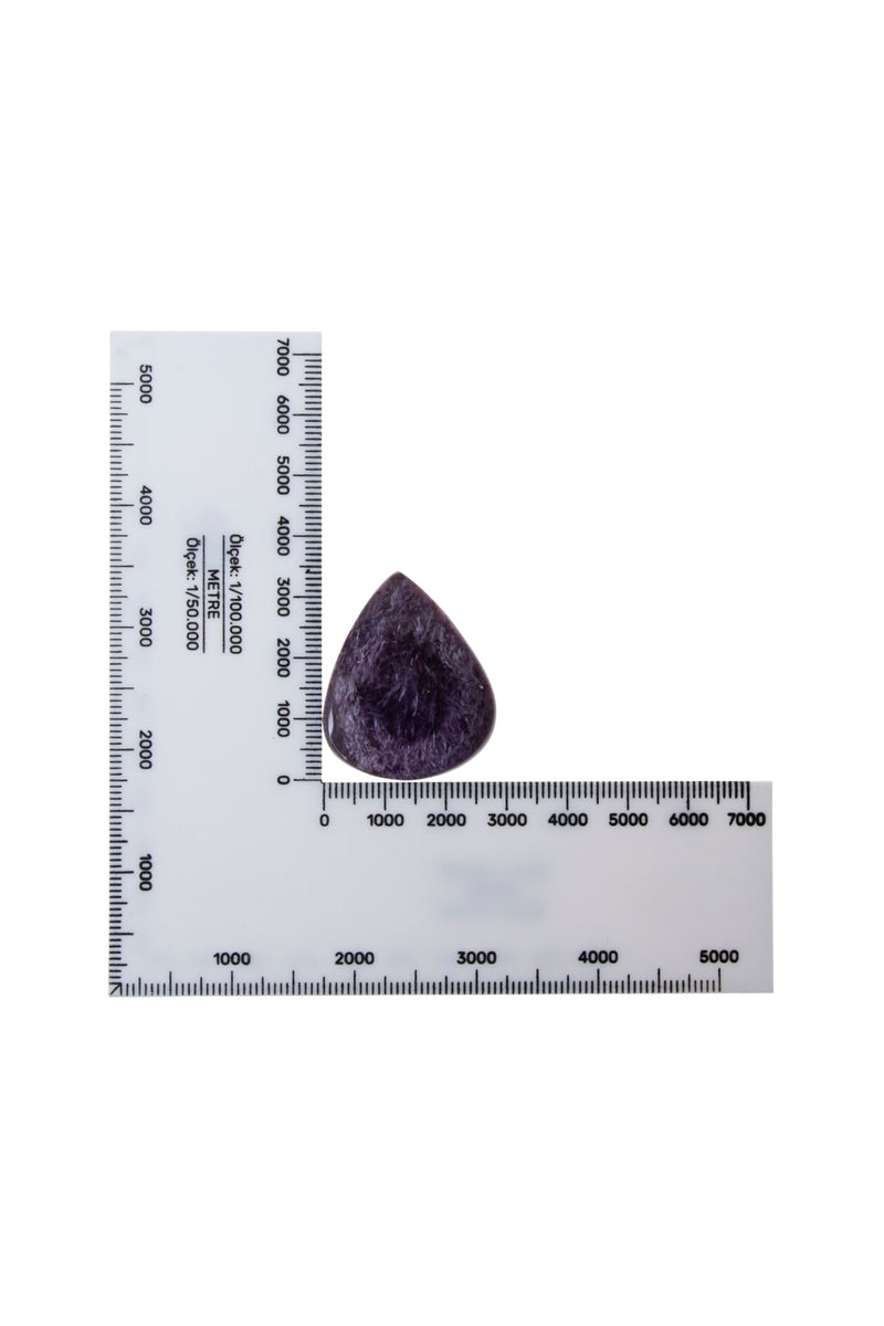 Damla Kesim Mor Çaroit Kabaşon (S.K. 476)