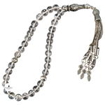 Kristal Kuvars Doğal Taş Tesbih 33lük - 6mm