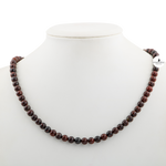 Dragon Jasper 6 mm Dizi Doğal Taş Kolye