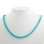 Amazonit 6 mm Dizi Doğal Taş Kolye