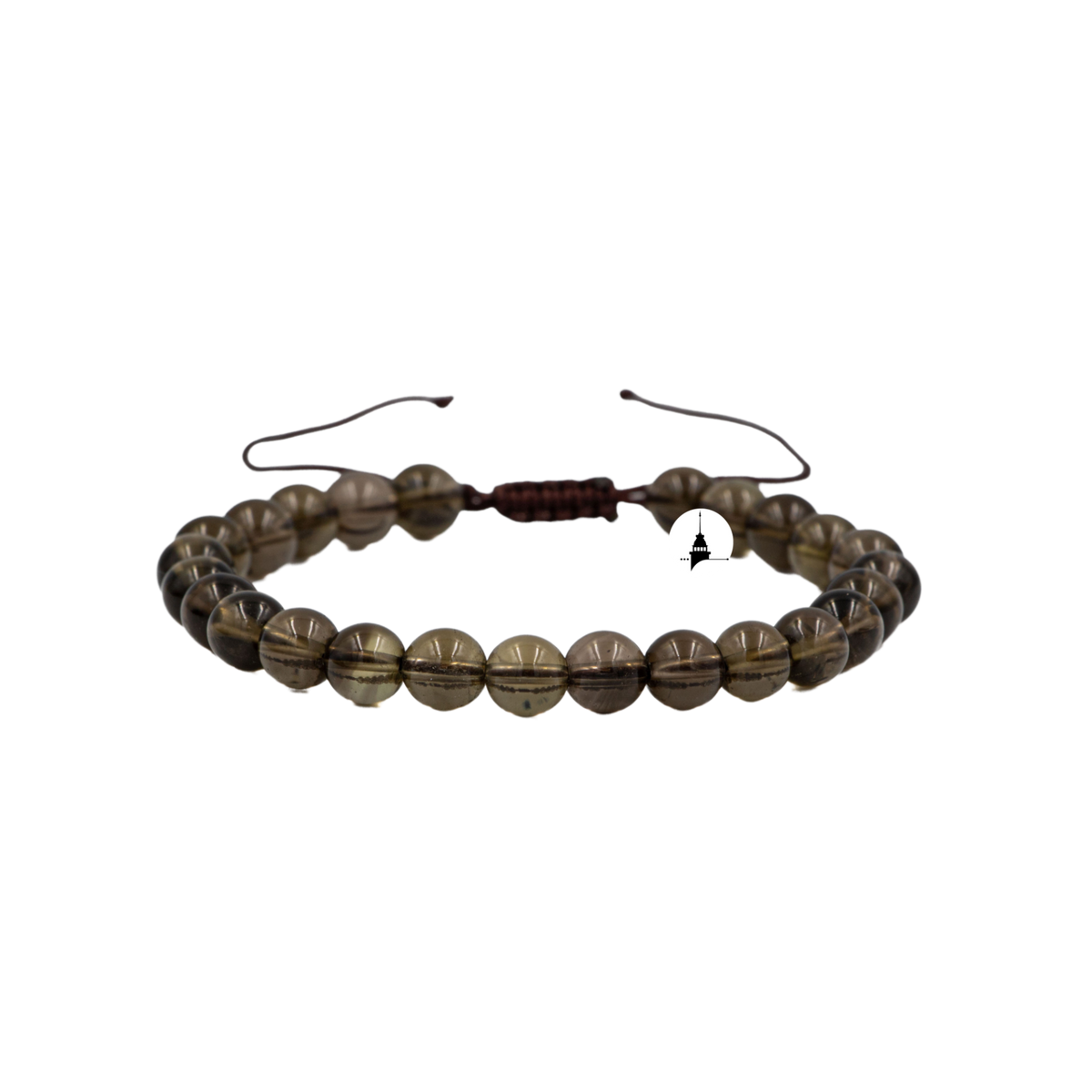 Dumanlı Kuvars 6mm Merdiven Kapama Doğal Taş Bileklik