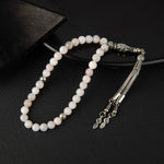 Ay Taşı Doğal Taş Tesbih 33lük - 6mm