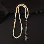 Aragonit Doğal Taş Tesbih 99luk - 6mm