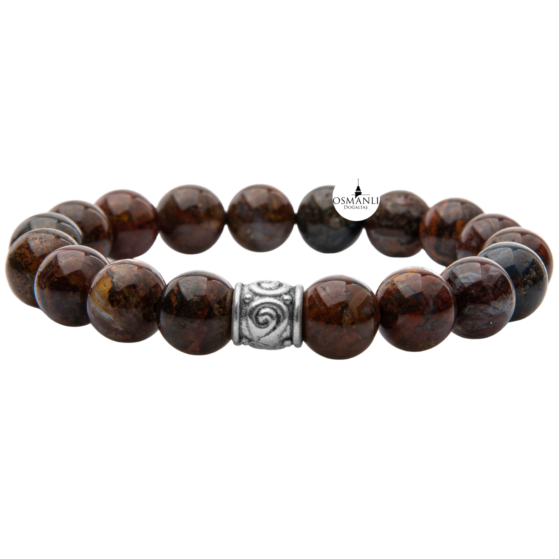 Pitersit 10mm Doğal Taş Bileklik