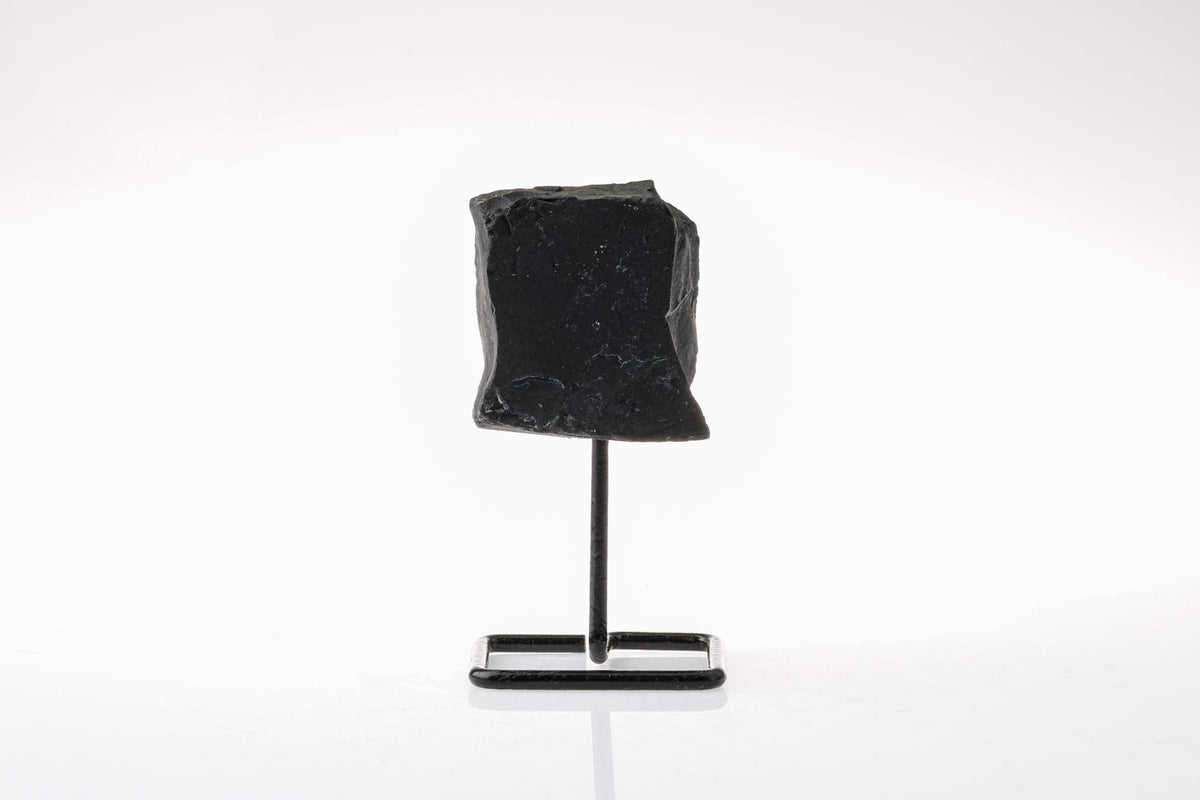 Şungit Ayaklı Ham Kütle Taş (7-10cm Yükseklik)