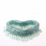 Akuamarin Doğaltaş Epoksi Kül Tablası