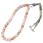 Opal Pembe Doğal Taş Tesbih 33lük - 6mm