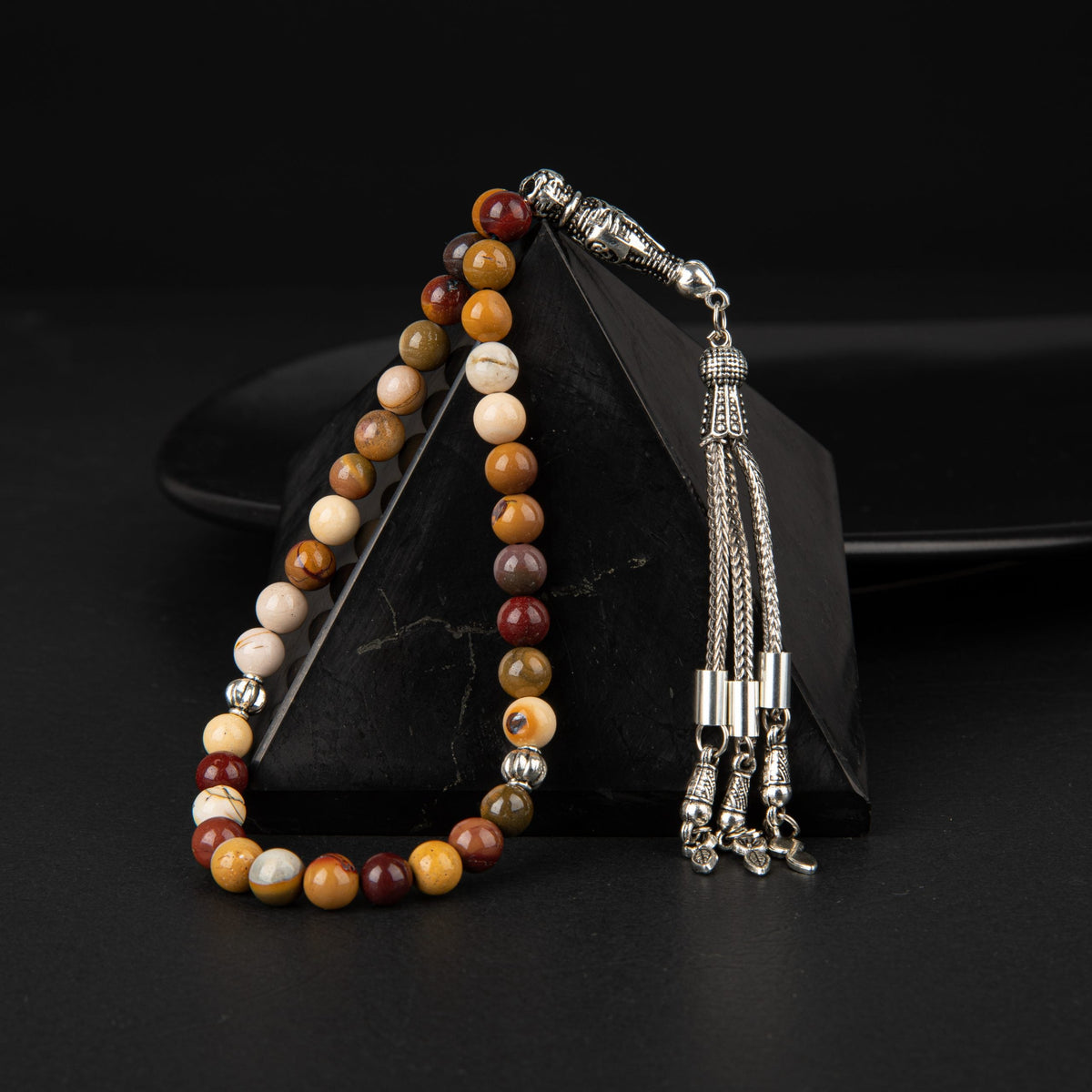 Jasper Doğal Taş Tesbih 33lük - 6mm