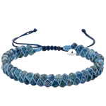 Kiyanit 3-4mm Çift Sıra Doğal Taş Bileklik