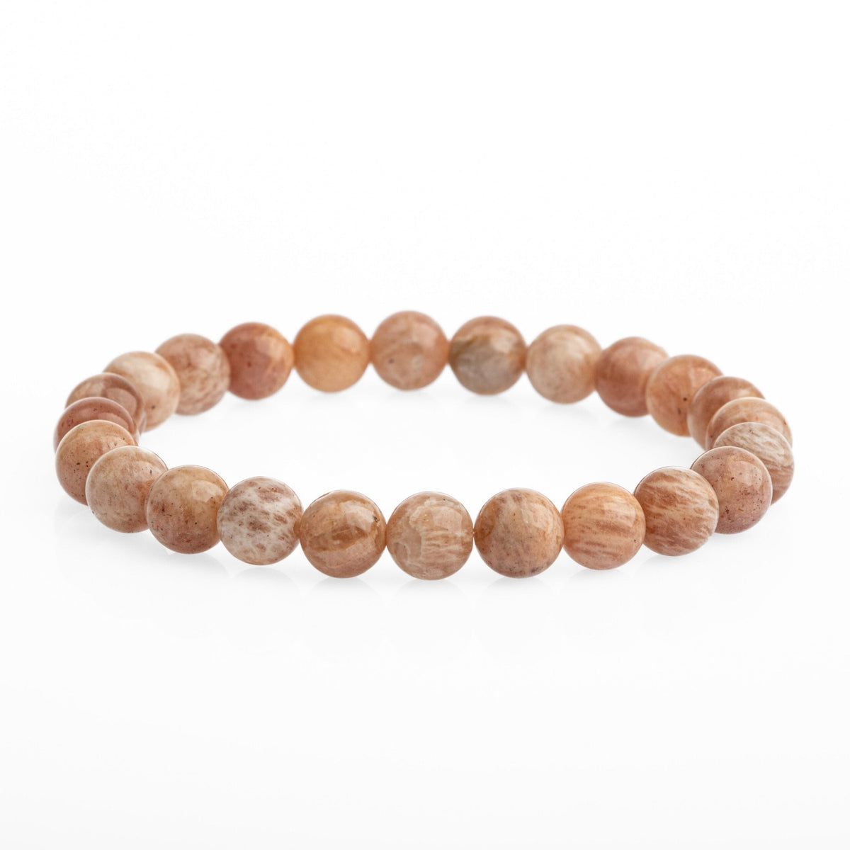 Güneş Taşı 8mm Doğal Taş Bileklik