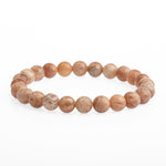 Güneş Taşı 8mm Doğal Taş Bileklik
