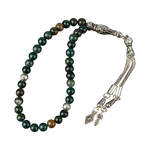 Kan Taşı Doğal Taş Tesbih 33lük - 6mm