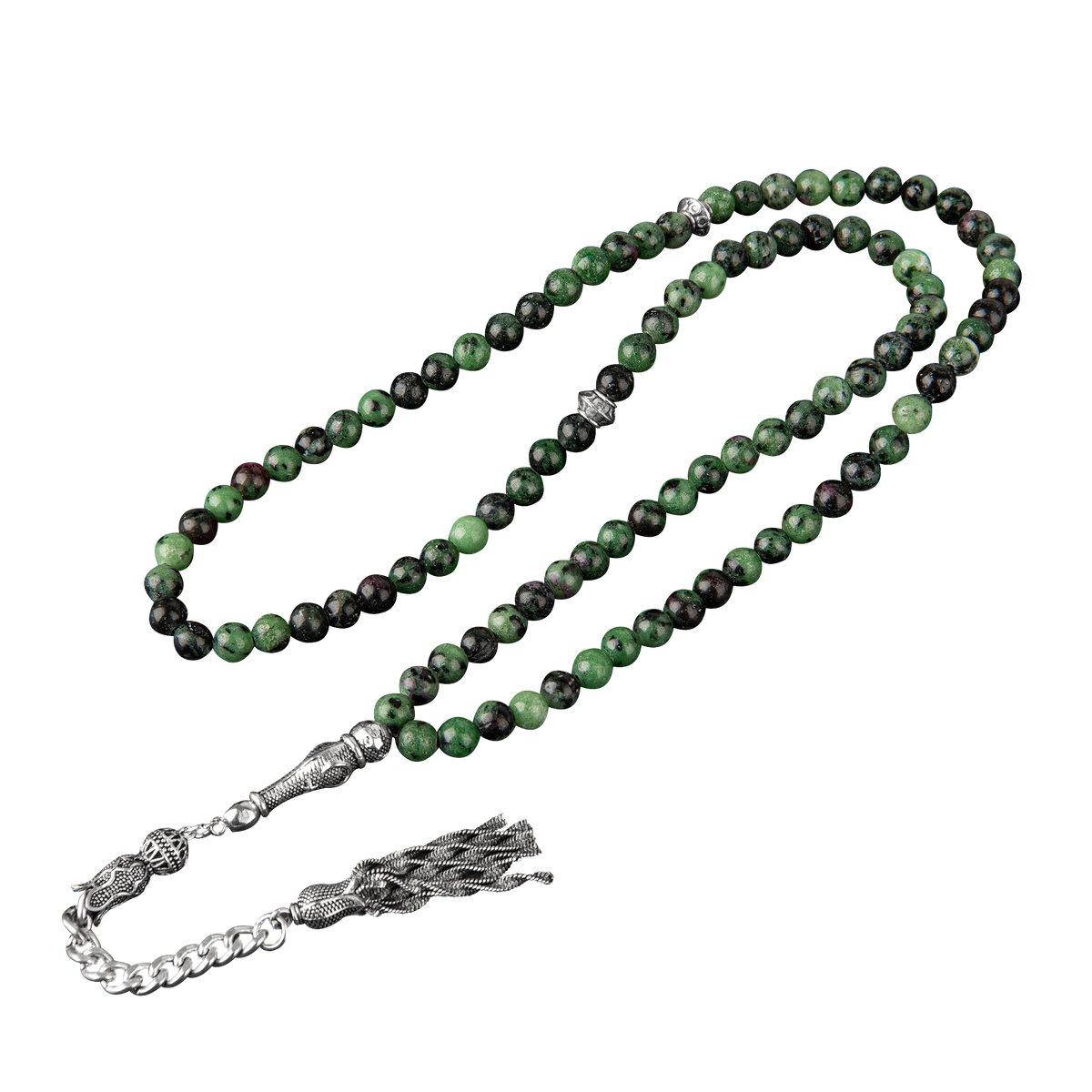 Anyolit Doğal Taş Tesbih 99luk - 6mm