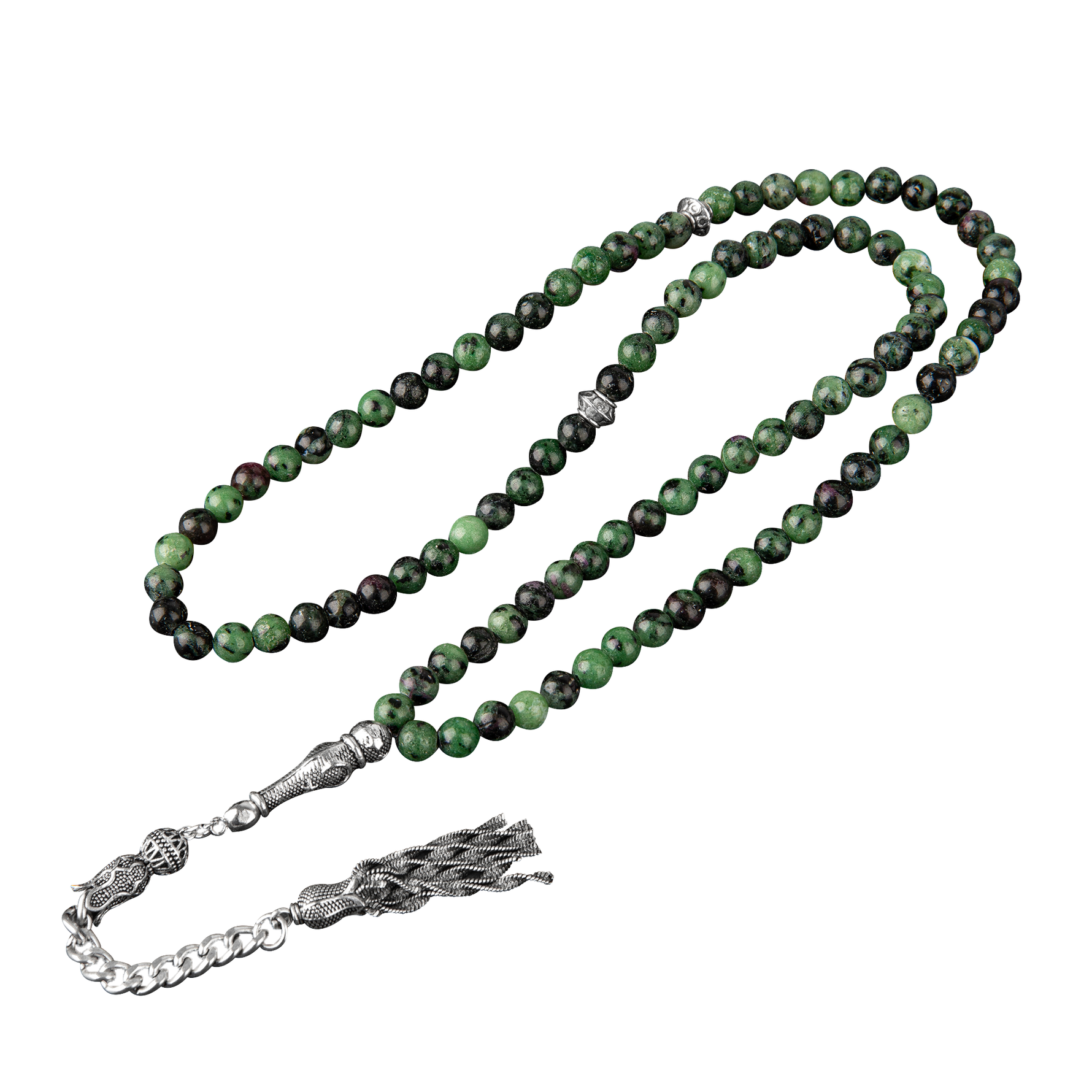 Anyolit Doğal Taş Tesbih 99luk - 6mm