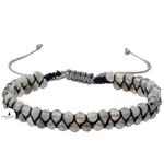 Labradorit 3-4mm Çift Sıra Doğal Taş Bileklik