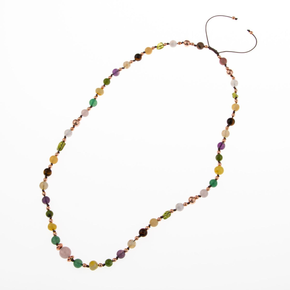 Anne Kolye Doğal Taş Selenit-Hematit-Kalsit-Kaplan Gözü-Sitrin-Ametist-Yeşim-Kehribar-Aventurin-Pembe Kuvars-Zebercet-Pembe Kuvars